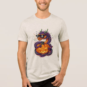 Camiseta Triblenda Espeluznante y con estilo: El dragón de Halloween