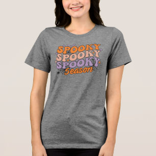 Camiseta Triblenda Espeluznante y espeluznante temporada