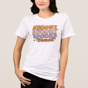 Camiseta Triblenda Espeluznante y espeluznante temporada