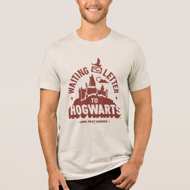Camiseta Triblenda Esperando mi Carta de HOGWARTS™ (Anverso)