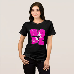 Camiseta Triblenda Esperanza Inspiradora con Aves Volando 