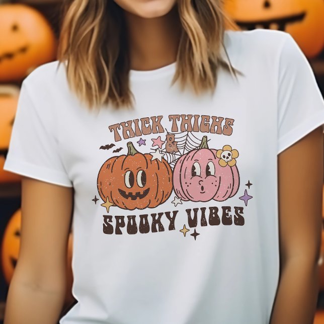 Camiseta Triblenda Espesos y vibraciones retro Halloween (Subido por el creador)