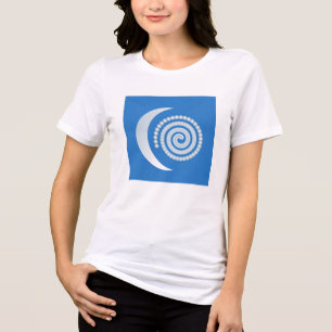 Camiseta Triblenda Espirales de la Luna de Plata