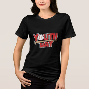 Camiseta Triblenda Espíritu de béisbol juvenil