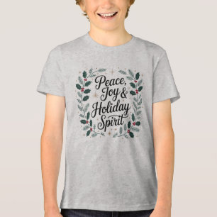 Camiseta Triblenda Espíritu de Paz, Alegría y Fiesta