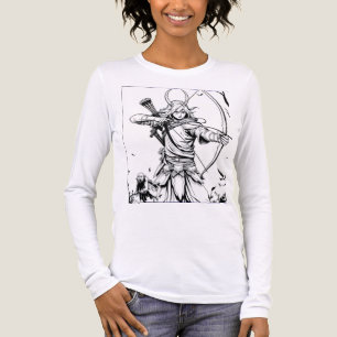 Camiseta Triblenda Espíritu guerrero - Tee de poder de Chica luchador