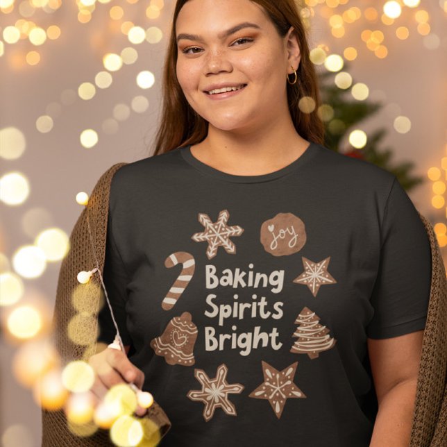 Camiseta Triblenda Espíritus mordaces Navidades brillantes Cookies Fe (Subido por el creador)