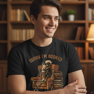 Camiseta Triblenda Esqueleto Divertido Lo Siento Estoy Ocupado Hallow