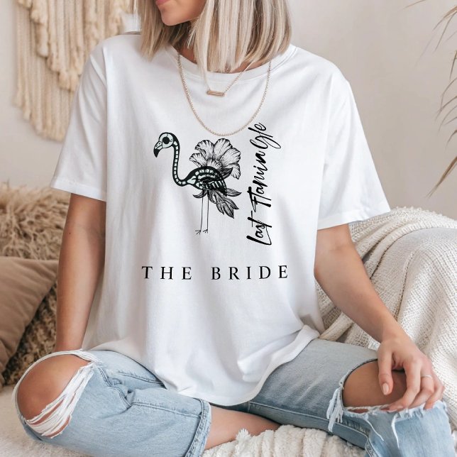 Camiseta Triblenda Esqueleto Flamenco La Novia Desposada Despedida de (Subido por el creador)