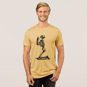 Camiseta Triblenda Esqueleto orante vintage