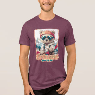 Camiseta Triblenda Esquí de montaña Cute Bear Kirkwood