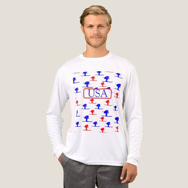 CAMISETA TRIBLENDA ESQUIADOR (Anverso Completo)