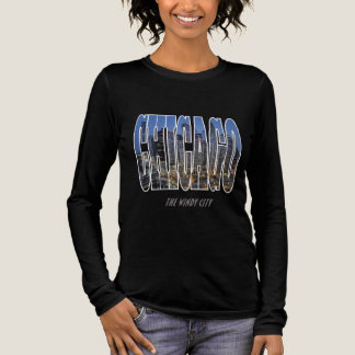 Camiseta Triblenda Esquina nocturna de Chicago