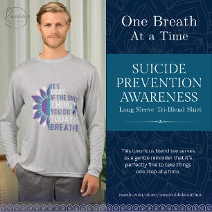 Camiseta Triblenda 'Está Bien' Conciencia de Prevención del Suicidio