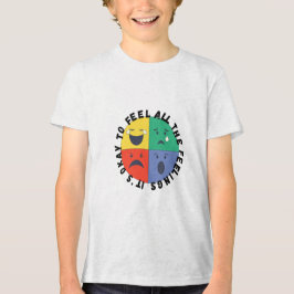 Camiseta Triblenda Está bien sentir todas las emociones - Salud Menta