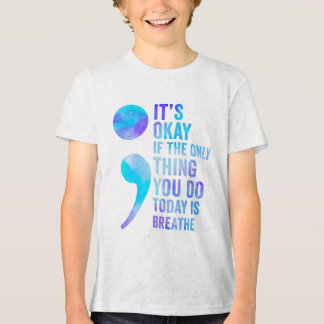 Camiseta Triblenda Está Bien Si Lo Único Que Haces Hoy Es Respirar.