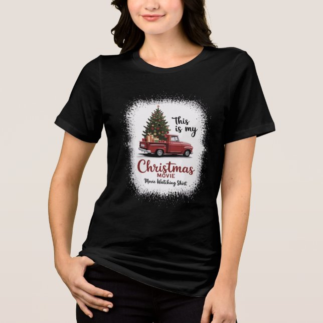 Camiseta Triblenda Esta Es La Película De Mis Navidades Mirando Camió (Anverso)