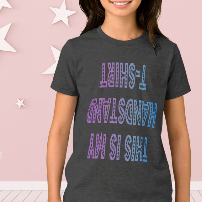 Camiseta Triblenda "Esta es mi camiseta de mano" Gymnastics Tee (Subido por el creador)