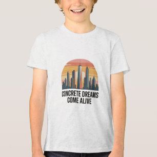 Camiseta Triblenda Estado de ánimo de Manhattan Nueva York