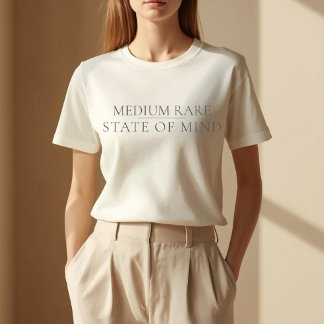 Camiseta Triblenda Estado de Ánimo de Término Medio Amante de la Carn