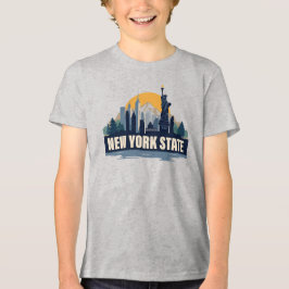 Camiseta Triblenda Estado de Nueva York, Estados Unidos de América