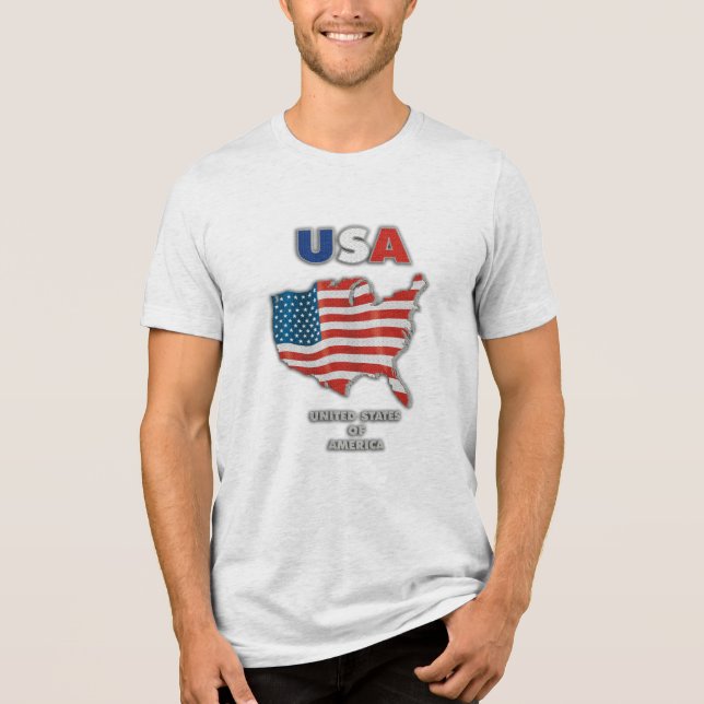 Camiseta Triblenda Estados Unidos - Estados Unidos de América (Anverso)