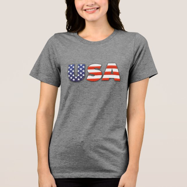 Camiseta Triblenda Estados Unidos - Estados Unidos de América (Anverso)