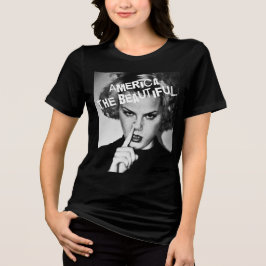 Camiseta Triblenda Estados Unidos, la bella camiseta negra de FpArt