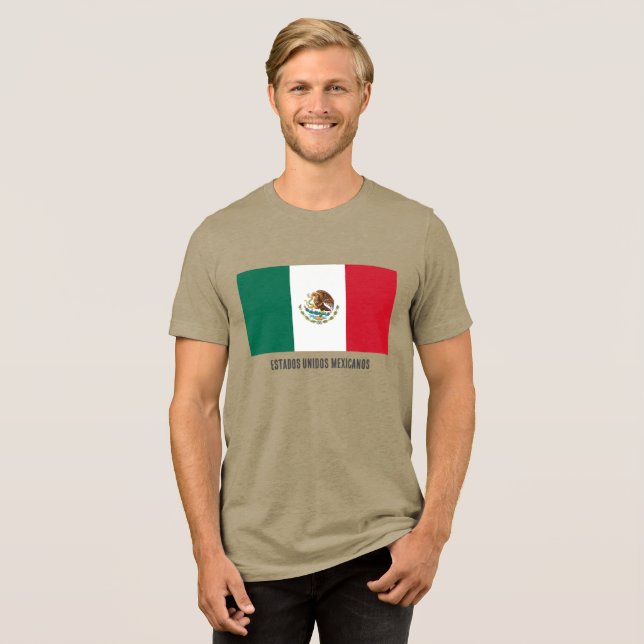 Camiseta Triblenda Estados Unidos Mexicanos T-Shirt (Anverso Completa)