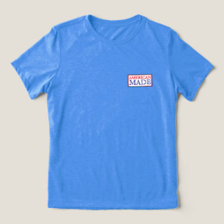 CAMISETA TRIBLENDA ESTADOUNIDENSE HECHO
