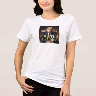Camiseta Triblenda Estafador en Jefe Trump