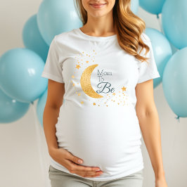 Camiseta Triblenda Estamos en la luna mamá para ser Baby Shower