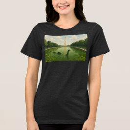 Camiseta Triblenda Estanque reflectante del Monumento a Washington co