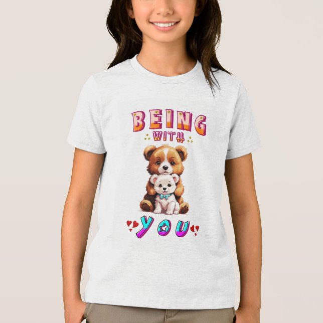 Camiseta Triblenda Estar contigo (Anverso)
