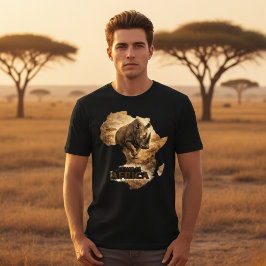 Camiseta Triblenda Este Es África Rinoceronte | Orgullo Africano Vida