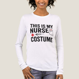 Camiseta Triblenda Este es mi disfraz de enfermera de Halloween Diver