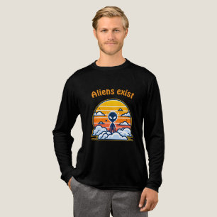 Camiseta Triblenda Estética Alien Sunset Sci-Fi Alien Sunset