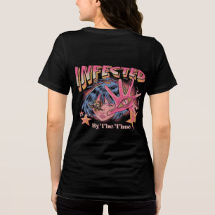 Camiseta Triblenda Estética ciber Y2K infectada Diseño de anime⁠