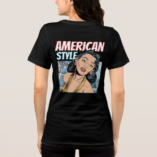 Camiseta Triblenda Estilo americano