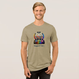 Camiseta Triblenda Estilo Callejero Político - Colores de Moda