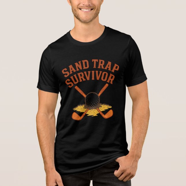 Camiseta Triblenda Estilo de novedad para sobrevivientes de la trampa (Anverso)