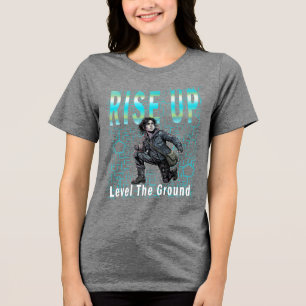 Camiseta Triblenda estilo heroico
