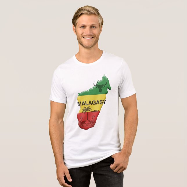 CAMISETA TRIBLENDA ESTILO MALAGASY (Anverso Completo)