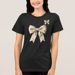Camiseta Triblenda Estilo Nostálgico Hecho a Mano Suave Tono Tierra A