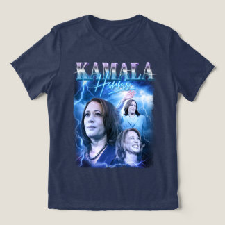 Camiseta Triblenda Estilo Retro 90 de Kamala Harris