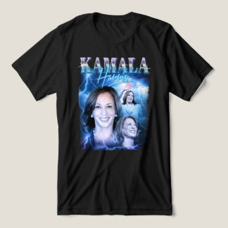 Camiseta Triblenda Estilo Retro 90 de Kamala Harris