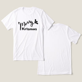 Camiseta Triblenda Estilo Retro Feliz Navidad