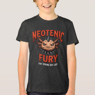 Camiseta Triblenda Estilo vintage de los 90 Axolotl Skateboard Rad ne