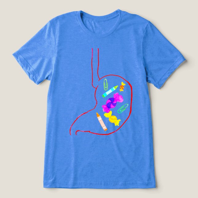 Camiseta Triblenda Estómago Lleno (Diseño delantero )