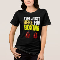 estoy aquí solo por el boxeo